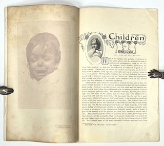 Item #36185 CHILDREN. Reprinted from Christmas "Camera Craft" Arnold Genthe, 1869 - 1942