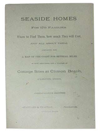Item #36456 SEASIDE HOMES For 170 Families. Where to Find Them, How Much They will Cost, and All...