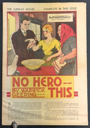 Item #36496 NO HERO - THIS. The Sunday Novel. San Francisco Examiner. Sunday, September 26,...