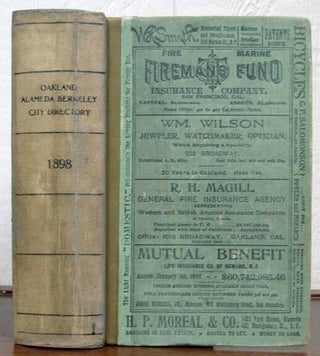 Item #36667 HUSTED'S OAKLAND, ALAMEDA And BERKELEY DIRECTORY. Giving Name, Occupation and...