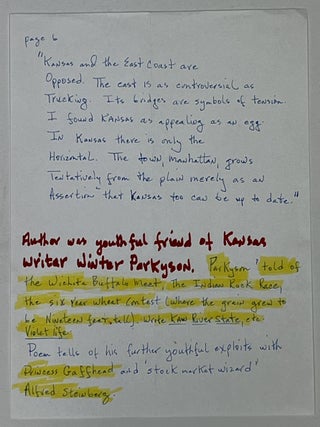 KANSAS DAYS. A Poem.