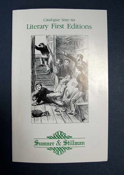 Item #37048 LITERARY FIRST EDITIONS: Catalogue Sixty-Six. Susan Sumner Loomis, Richard Stillman Loomis, Jr.