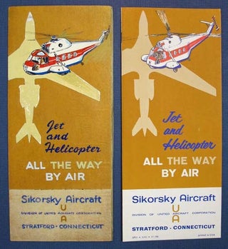 Item #37182 SIKORSKY S-62A HELICOPTER. Accompanied by Original Mock-up Artwork. Aviation Product...
