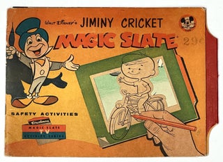 Item #37930 WALT DISNEY'S JIMINY CRICKET MAGIC SLATE. Safety Activities. Ray. Walt Disney Studio...