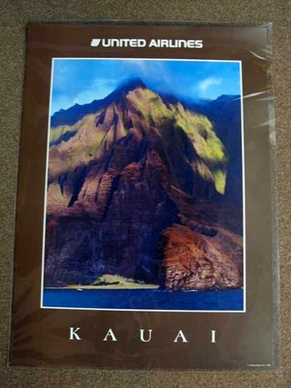 Item #38047 KAUAI. United Airlines. Airlines Travel Poster