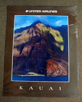 Item #38047 KAUAI. United Airlines. Airlines Travel Poster