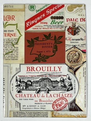 Item #38179 The PRESIDENT'S DINNER. August 4, 1972. The Twenty-Seventh Dinner of the Wine and...