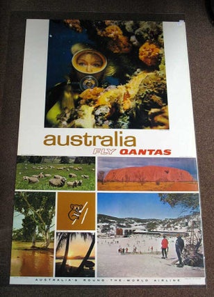 Item #38236 AUSTRALIA. Fly Qantas. Australia's Round-the-World Airline. P16 - 39....