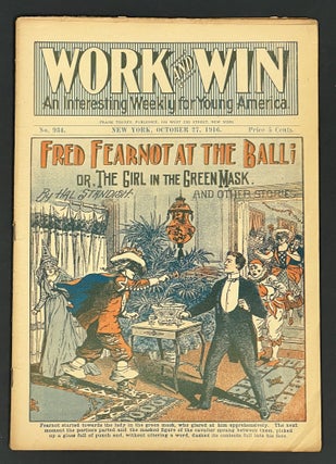 Item #38270 FRED FEARNOT At The BALL; Or, The Girl in the Green Mask. And Other Stories. "Work...