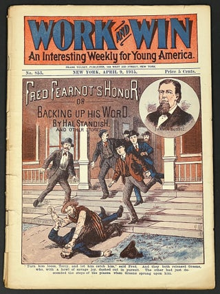Item #38275 FRED FEARNOT'S HONOR; Or, Backing Up His Word. And Other Stories. "Work and Win. ...