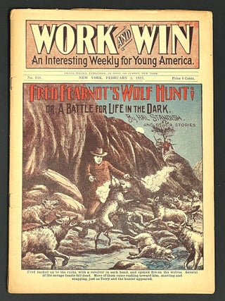 Item #38278 FRED FEARNOT'S WOLF HUNT; Or, A Battle for Life in the Dark. And Other Stories. ...