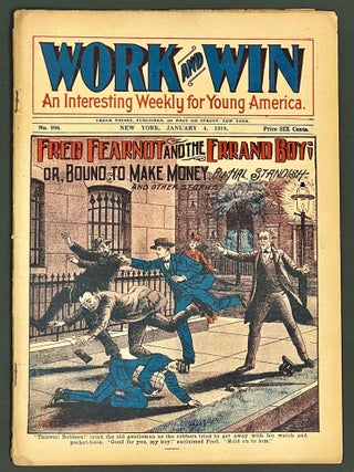 Item #38291 FRED FEARNOT And The ERRAND BOY; Or, Bound to Make Money. And Other Stories. "Work...