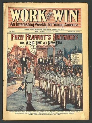 Item #38294 FRED FEARNOT'S BIRTHDAY; Or, A Big Time at New Era. And Other Stories. "Work and...