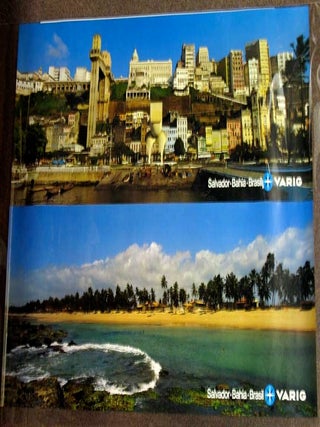 Item #38534 SALVADOR - BAHIA - BRASIL. Varig. SSA No. 1 - 10.000 - 12/81. Airlines Travel Poster