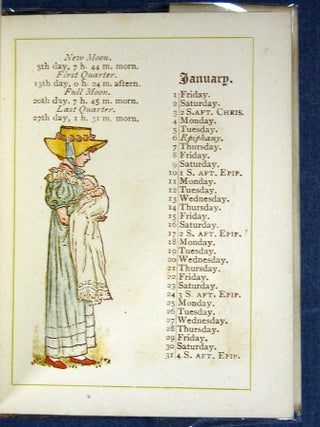 Item #38774 ALMANACK For 1886. Kate Greenaway
