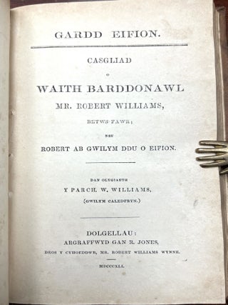 Item #38961 PYMTHEG O AREITHIAU, Ar AMRYW DESTYNAU; A OSODWYD ALLAN MEWN CYMDEITHAS GYHOEDDUS, A...