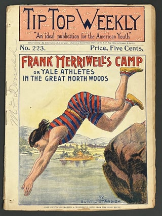 Item #38992 FRANK MERRIWELL'S CAMP, Or Yale Athletes in the Great North Woods. "Tip Top Weekly. ...