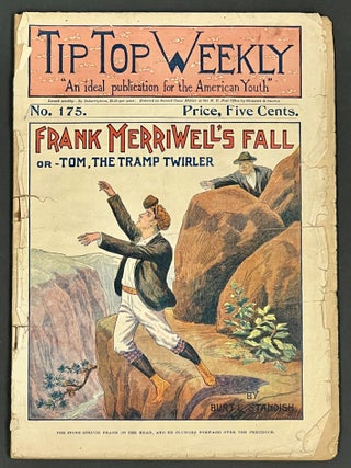 Item #38998 FRANK MERRIWELL'S FALL, Or Tom, the Tramp Twirler. "Tip Top Weekly. An Ideal...