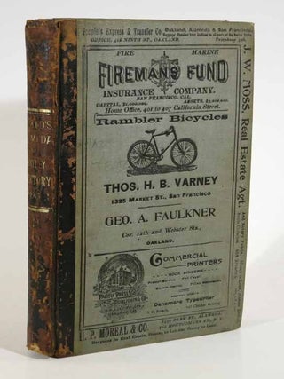 Item #39093 OAKLAND, ALAMEDA And BERKELEY DIRECTORY. Giving Name, Occupation and Residence of...