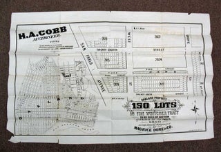 Item #39163 OAKLAND PROPERTY. 150 LOTS in the Whitcher Tract to be Sold at Auction on Friday...