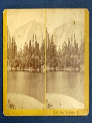 Item #39287 GLACIER POINT, Yosemite, Cal. No. 947. Yosemite Stereoview Photograph, Benjamin West...
