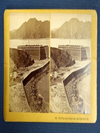 Item #39290 "Fort Point and Golden Gate, San Francisco, Cal." 982. Stereoview Photograph,...