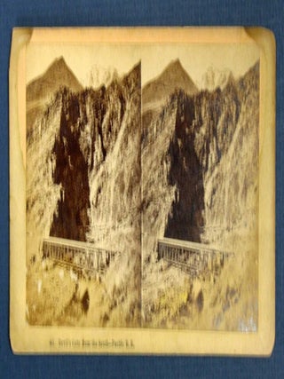 Item #39305 DEVIL'S GATE From The SOUTH - PACIFIC R. R. 441. Stereoview Photograph