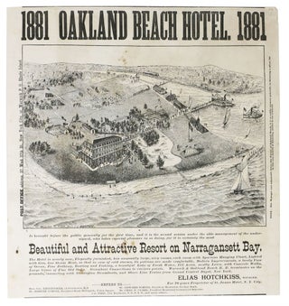 Item #39318 1881 OAKLAND BEACH HOTEL. 1st Brought Before the Public Generally for the First...