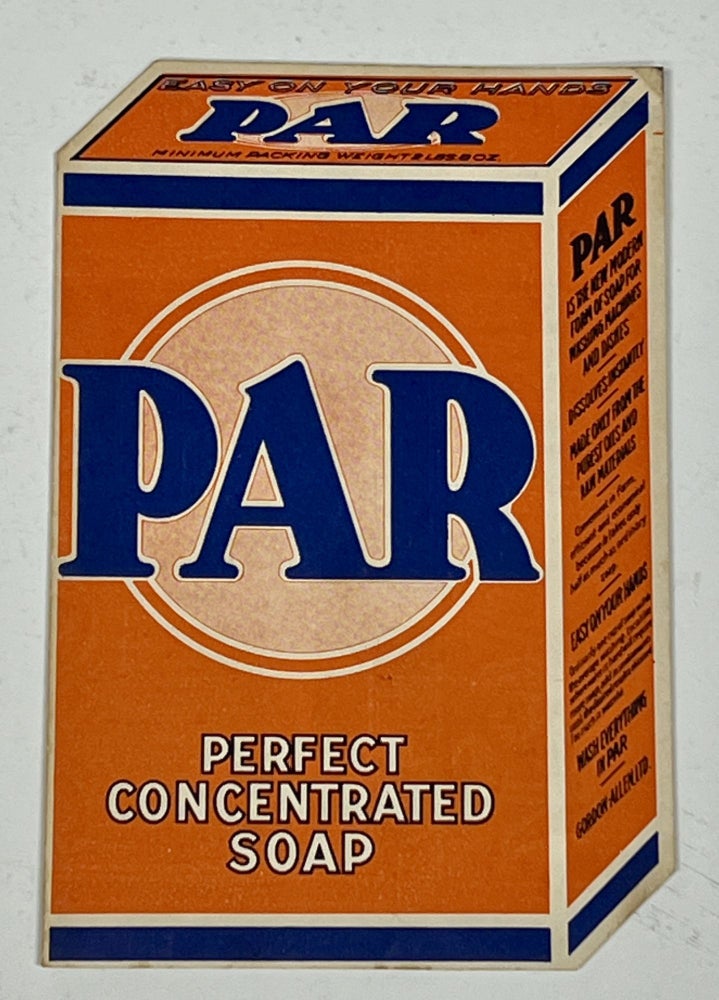 Item #39444 PAR. Perfect Concentrated Soap Informational Brochure. Advertising Ephemera.