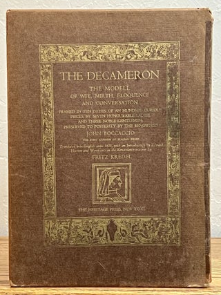 Item #39576 The DECAMERON. The Modell of Wit, Mirth, Eloquence and Conversation Framed in Ten...