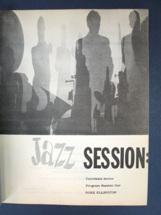 Item #39647 JAZZ SESSION: Television Series. Produced for Station KRON-TV, Channel 4, Wednesday...