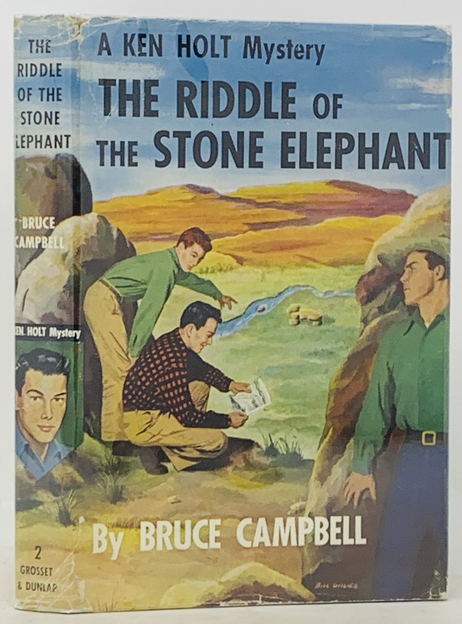 Campbell, Bruce - The RIDDLE Of The STONE ELEPHANT. Ken Holt Mysteries #2