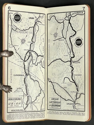 AUTOMOBILE TOUR BOOK Of CALIFORNIA Including Western Oregon and Western Washington.