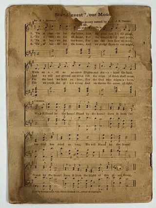 ANTI - SALOON CAMPAIGN SONGS.