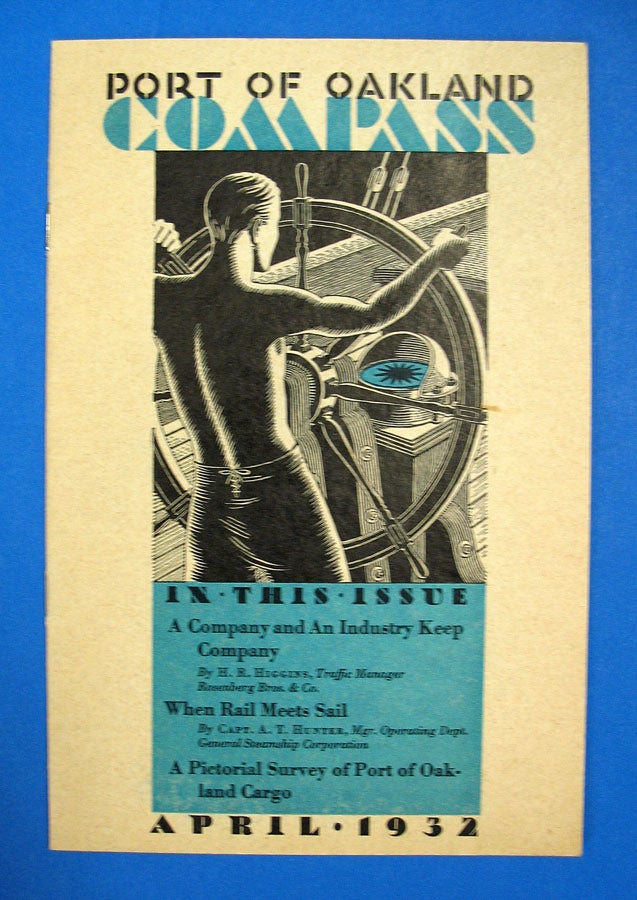 Item #40325 COMPASS. Port of Oakland. Vol. I. No. 4. April, 1932. Aviation History, Hal - Wiltermood.