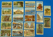 Item #40525 COLLECTION Of 20 CALIFORNIA COLOR POSTCARDS, Advertising Local History and Geography. California Color Postcards, Stanley A. - Publisher Piltz, 1887 - 1973.
