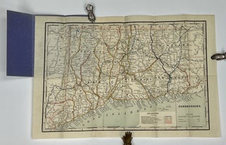 HANDY POCKET RAILROAD MAP. State of Connecticut.
