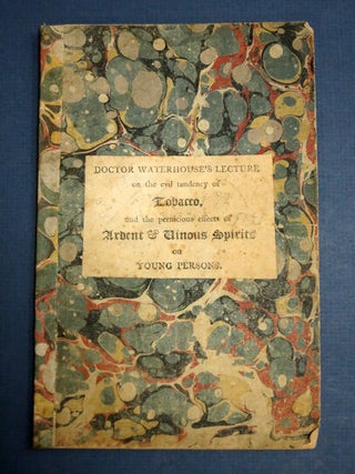 Item #40828 CAUTIONS To YOUNG PERSONS CONCERNING HEALTH in a Public Lecture Delivered at the...