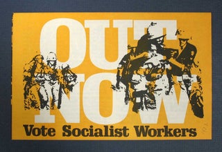 Item #40845 OUT NOW. Vote Socialist Workers in '72. Vote for Jenness & Pulley. Socialist Workers...