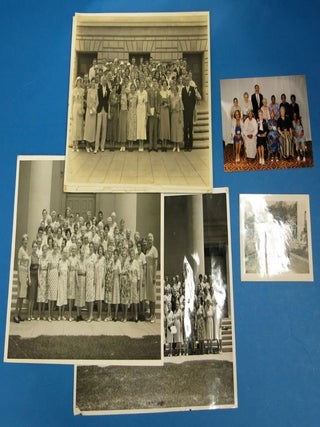 Item #40953 COLLECTION Of 8 TEMPERANCE REAL PHOTOGRAPHS. Temperance Souvenir Photographs