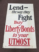 Item #41031 LEND - The WAY THEY FIGHT. Buy Liberty Bonds to Your Utmost. Form F. 206. World War...