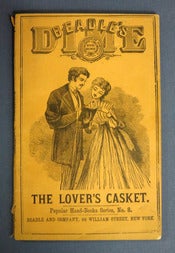 Item #41116 The DIME LOVER'S CASKET: A Treatise On and Guide To Friendship, Love, Courtship and Marriage. Embracing, Also, A Complete Floral Dictionary; The Language of the Handkerchief; The Language of the Fan; The Language of the Cane; The Language of the Finger Ring; Etc.; Popular Hand-Books Series, No. 8. Dr. Lambouillet Rossi.