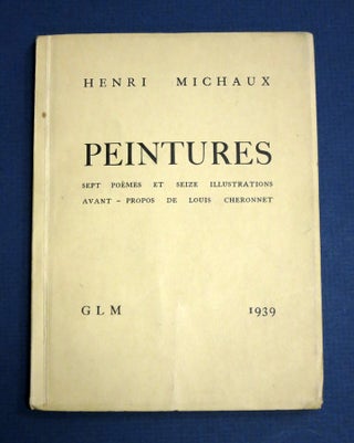 Item #41408 PEINTURES. Sept Poemes et Seize Illustrations Avant - Propos de Louis Cheronnet. ...