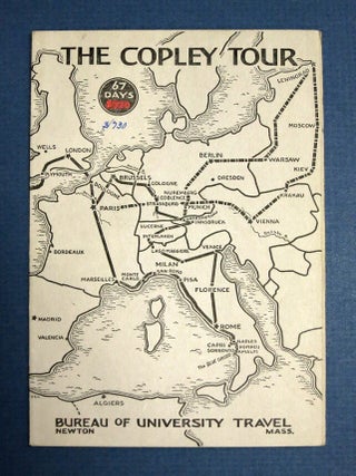 Item #41418 The COPLEY TOUR. 67 Days $720. Bureau of University Travel