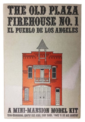 Item #41590 The OLD PLAZA FIREHOUSE NO. 1. El Pueblo de Los Angeles. A Mini - Mansion Model...