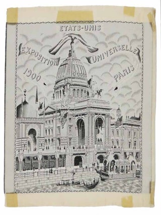 ETATS - UNIS. EXPOSITION UNIVERSELLE 1900 PARIS. Stevengraph, Thomas Stevens.