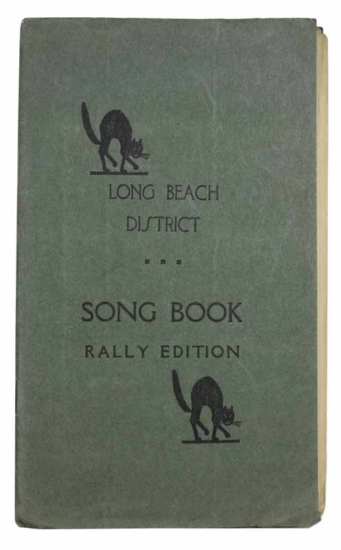 Item #42110 An ANTHOLOGY OF SONG. [Long Beach District Song Book, Rally Edition.]. Anon.