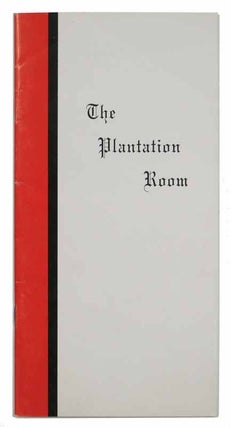 Item #42221 The PLANTATION ROOM. Belk's Department Store, Walter F. - Information Petty, Carl T....