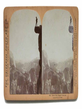 Item #42513 GLACIER POINT, YOSEMITE VALLEY, CAL. 5416. California Stereoview, C. H. Graves