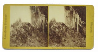 Item #42541 AMERICAN SCENERY. Niagara. Under the Shell, Cave of the Winds, Canada Side....